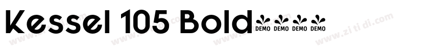 Kessel 105 Bold字体转换